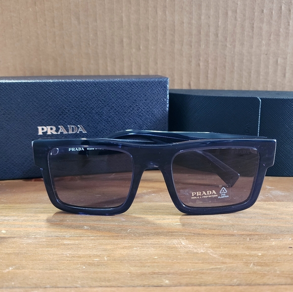 NEW Prada PR 19WSF Crystal Blue Sunglasses - Picture 3 of 10